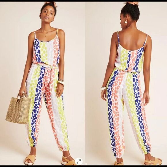 NWT Anthropologie Aubrey jumpsuit size M
BELT Is MISSING
New with tag - Picture 1 of 10